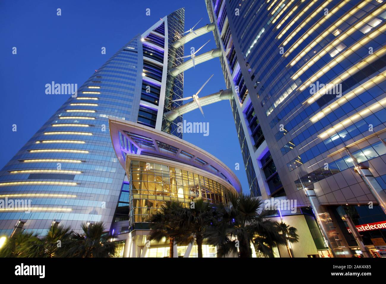 Bahrein Koenigreich: World Trade Center im Zentrum Manamas, Dubai | uso en todo el mundo Foto de stock