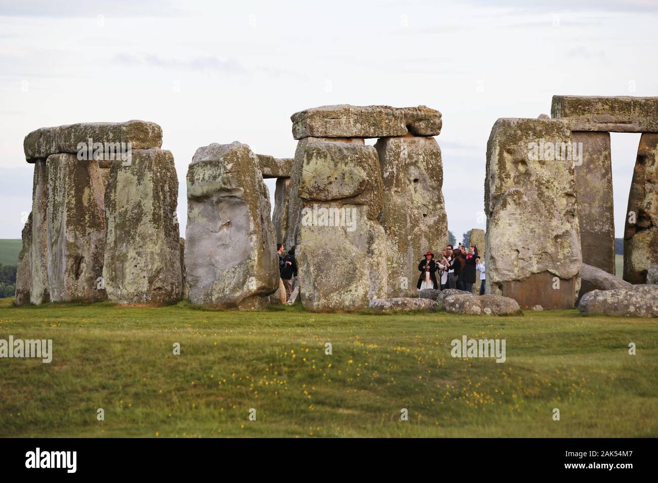 Amesbury: praehistorische Kultstaette Stonehenge, Suedengland | uso en todo el mundo Foto de stock