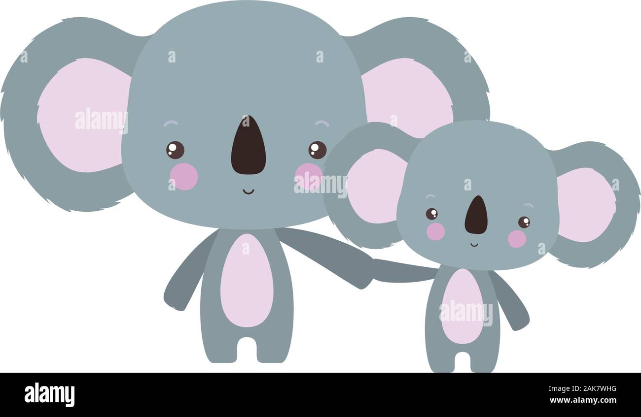 Baby Koala And Mother Fotos E Imagenes De Stock Alamy