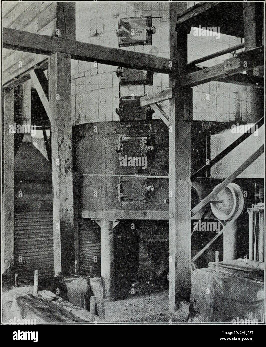 Informe del Estado Mineralogista . W.Bradley. dos gruesos Exeli hornos de  mineral de 12 toneladas de capacidad cada una; dos para granzita  Scottfurnaces (medio mineral) de 36 toneladas y 18 toneladas de