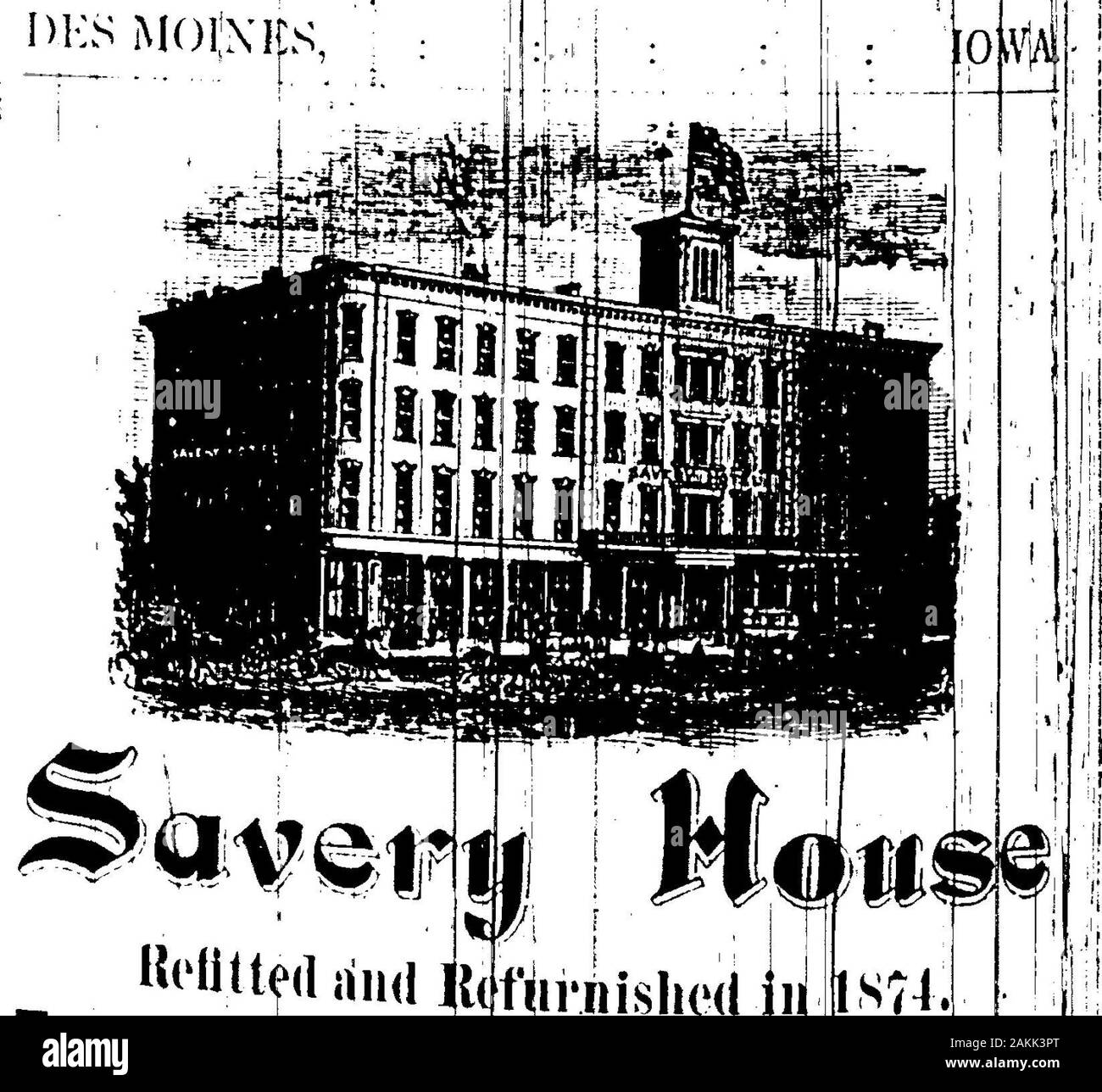 1876 Condado de Polk y Des Moines, Iowa, Ciudad Directory . ittfeni m. Fred C. MacartnfefU Co., Wopriil(j: rsJ M •111 Foto de stock