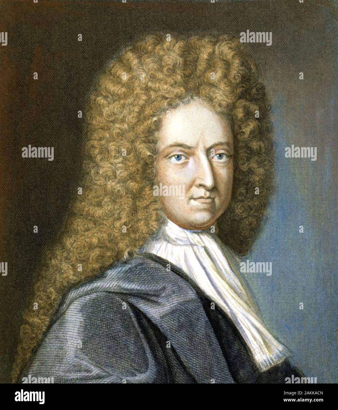 DANIEL DEFOE (c 1660-1731) comerciante inglés, Spy y autor Foto de stock