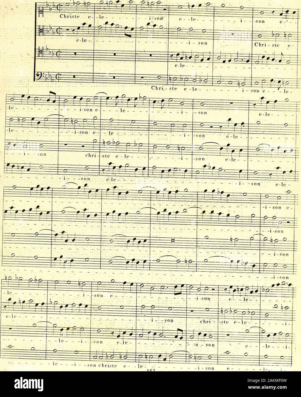 Primizie di canto fermo . - M E N - 163 47 Fugue avec respuesta par mouvement contraire avec toutesles condiciones r ,? ,Cette bonne qne nido Fugue pour^ctude e7fnt trop longue dans lexecution .. hijo christe e - - le 163 1 -hijo e L4.A: Foto de stock