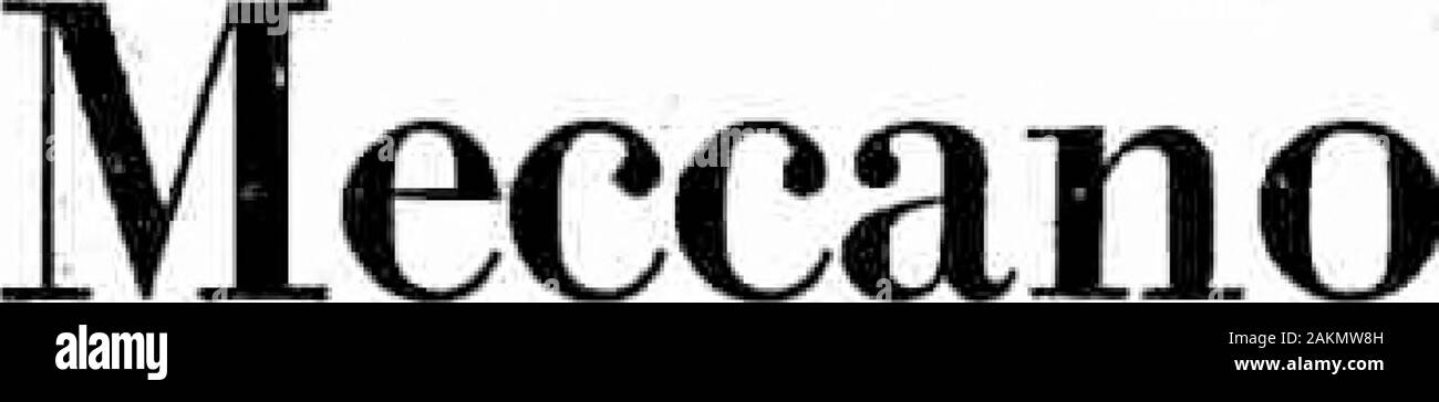 Meccano Magazine . Foto de stock