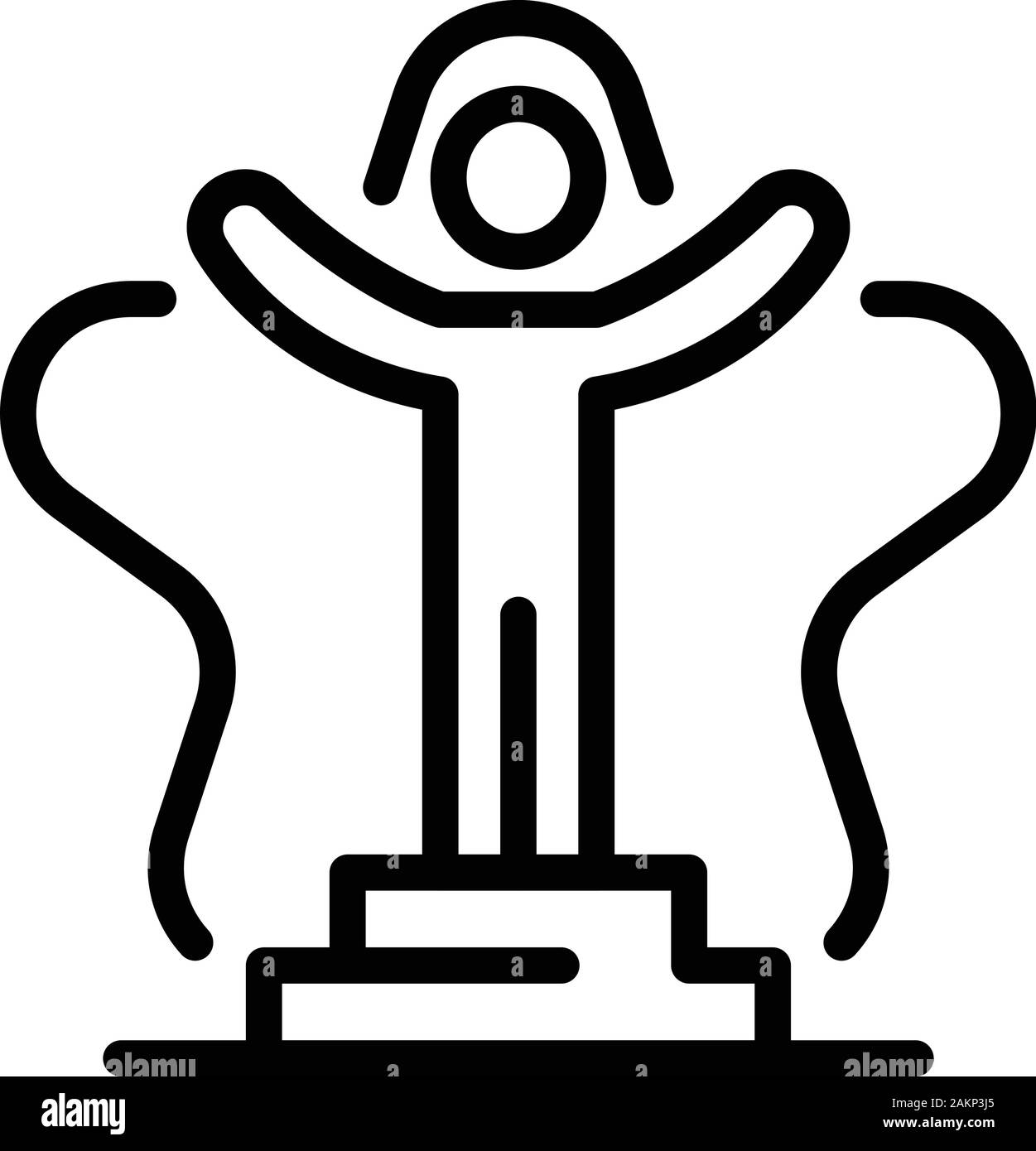 Primer hombre shop icono, el estilo de esquema Imagen Vector de stock Alamy