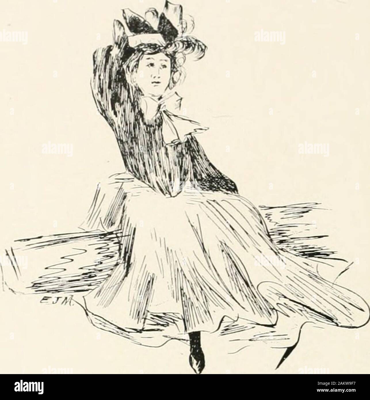 Echo Colonial, 1903 . de un marco de imagen,con rizos flaxn y resplandecientes, donde las rosas de juventud unblighted están en llamas;Venga, dulce.¿alguna vez satisfacer Dan Cupido veranos morn ?