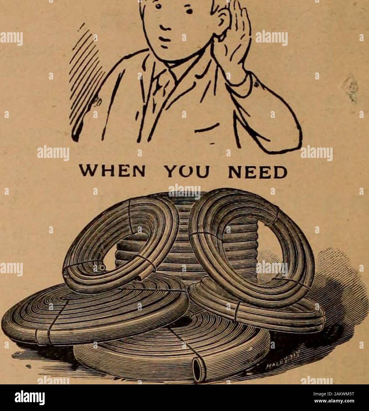 Entre enero y junio de 1897 merchandising de hardware . Inc. 1895 Black Diamond Works Archivo G. y H. Barnett Empresa PHILADELPHIA 12 -c^ S>"- ^**. Medallas concedidas por los jurados * Exposiciones Internacionales especial premio medalla de oro en Atlanta, 1895 "" &. &Gt*; queremos oír. -. I* la manguera de goma. Nuestras marcas la cruz maltesa. Calidad Extra, (negro o blanco). Kinkproof, (cable obligado)León, King, líder, competencia, Faiiy, (algodón). La Cutta Pergha y Goma DE TORONTO Mfg. Co., Ltd. 61-63 FRONT ST. WEST, Toronto. Foto de stock