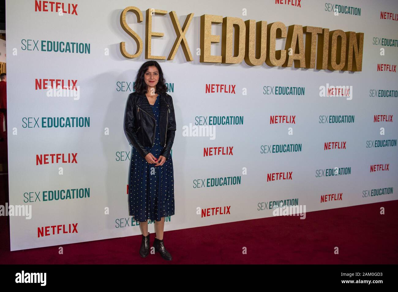 Londres, Reino Unido. 8 de enero de 2020. Rakhee Thakrar asiste a la educación sexual de la serie 2 Premiere celebrada en la génesis Cine en Bethnal Green. Crédito: Peter Manning/Alamy Live News Foto de stock