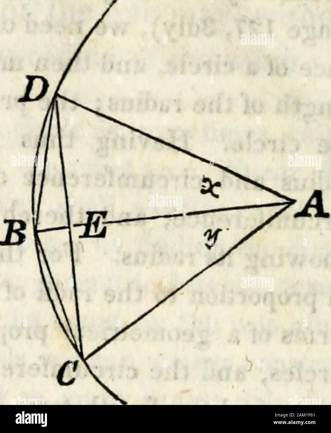 Un tratado de geometría elemental : simplificado para los principiantes que  no versados en álgebra . radio es dado; y conociendo la circunferencia y  theradius, podemos encontrar el área del círculo. Para
