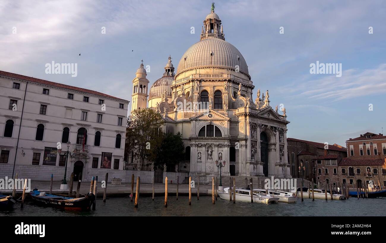 Basílica de Santa Maria della Salutea Iglesia en Venecia, Italia Foto de stock