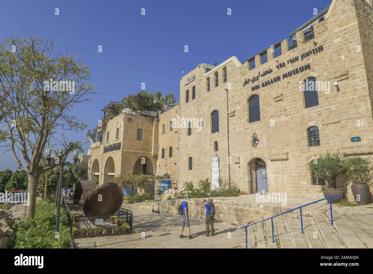 Museo Uri Geller, Ilana-Goor-Museum, Altstadt, Jaffa, Tel Aviv, Israel Foto de stock
