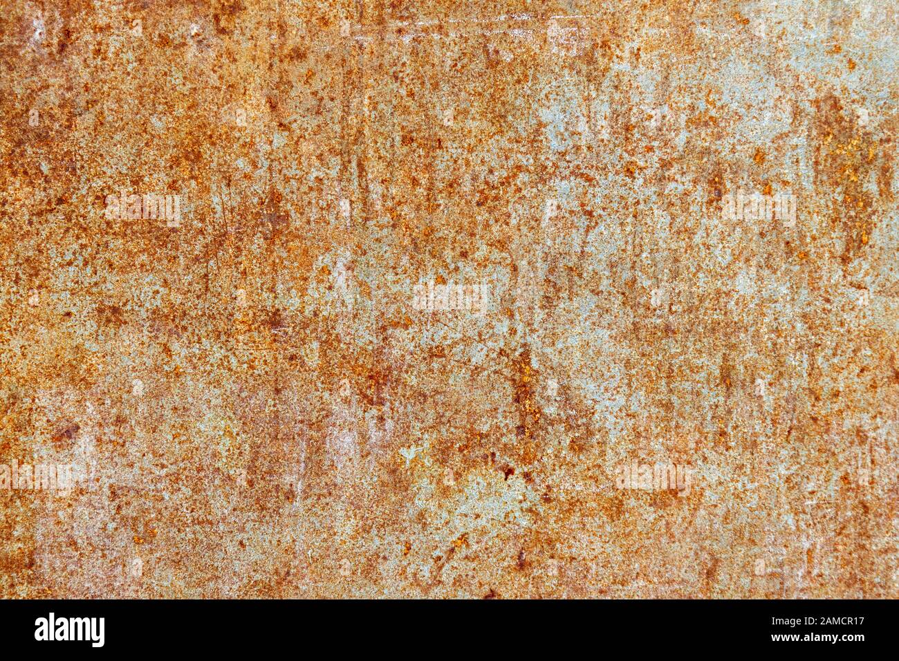 Hoja de metal oxidado - la textura de la superficie Foto de stock