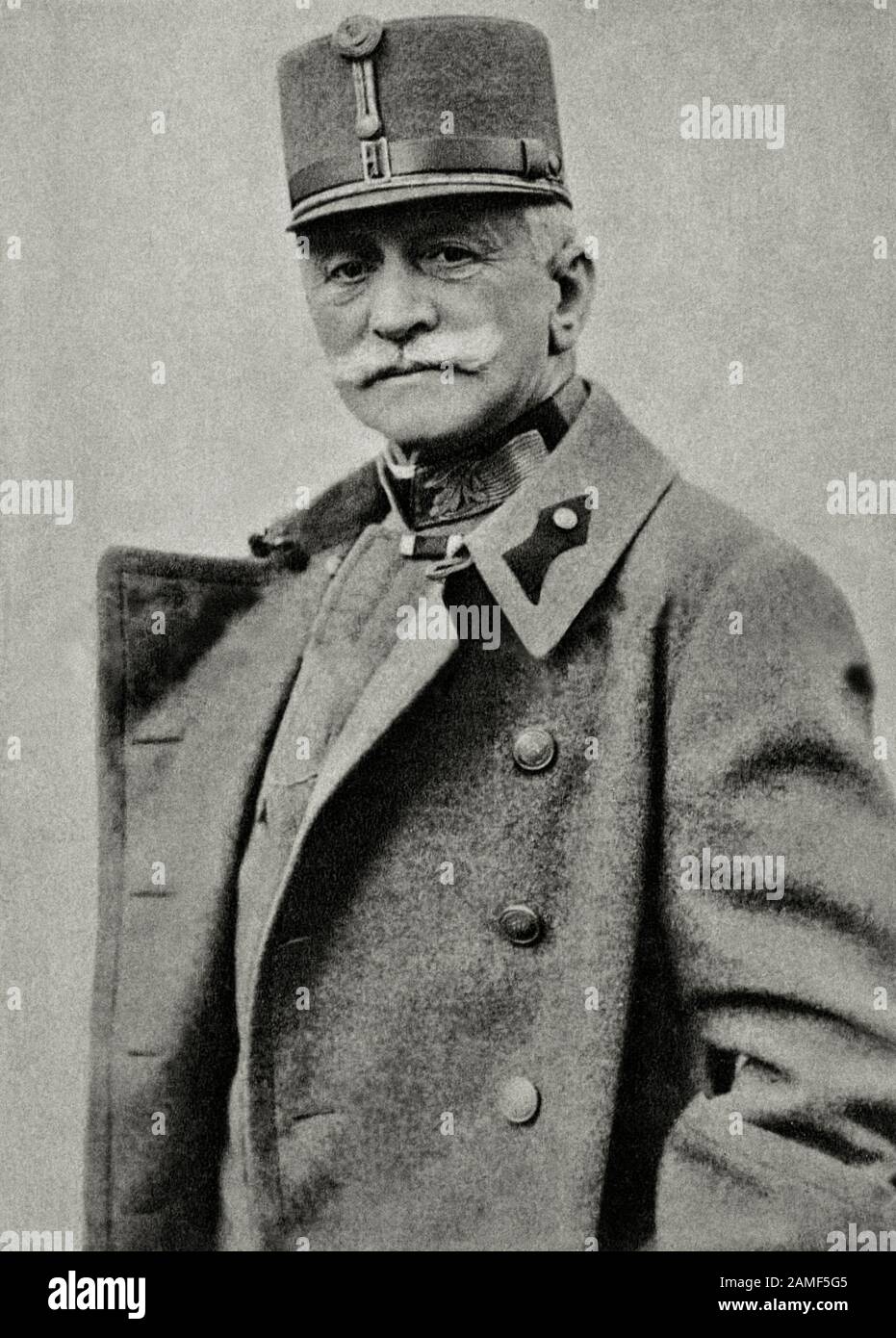 Mariscal de campo Conrad von Hötzendorf (Hoetzendorf), ex jefe del Estado Mayor austriaco Foto de stock