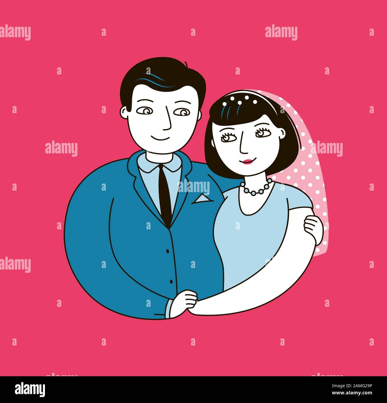 Unión de pareja Imágenes vectoriales de stock - Alamy Unión de pareja Imágenes vectoriales de stock - Alamy