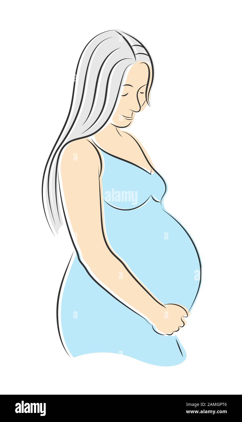 Embarazada dibujo fotografías e imágenes de alta resolución - Alamy