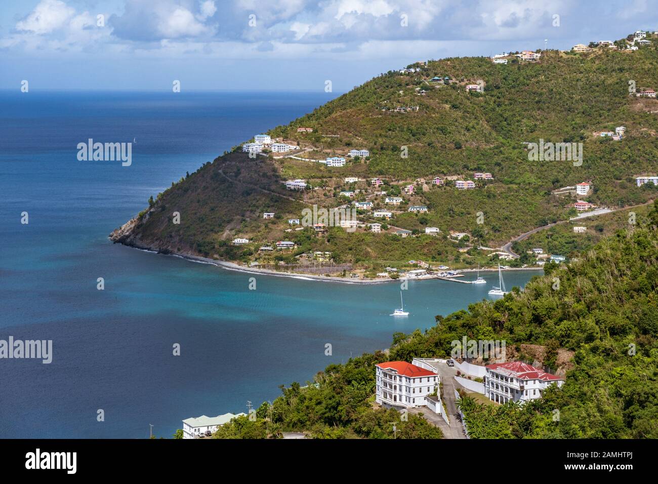 Tortola, Islas Vírgenes Británicas, Indias Occidentales, el Caribe Foto de stock