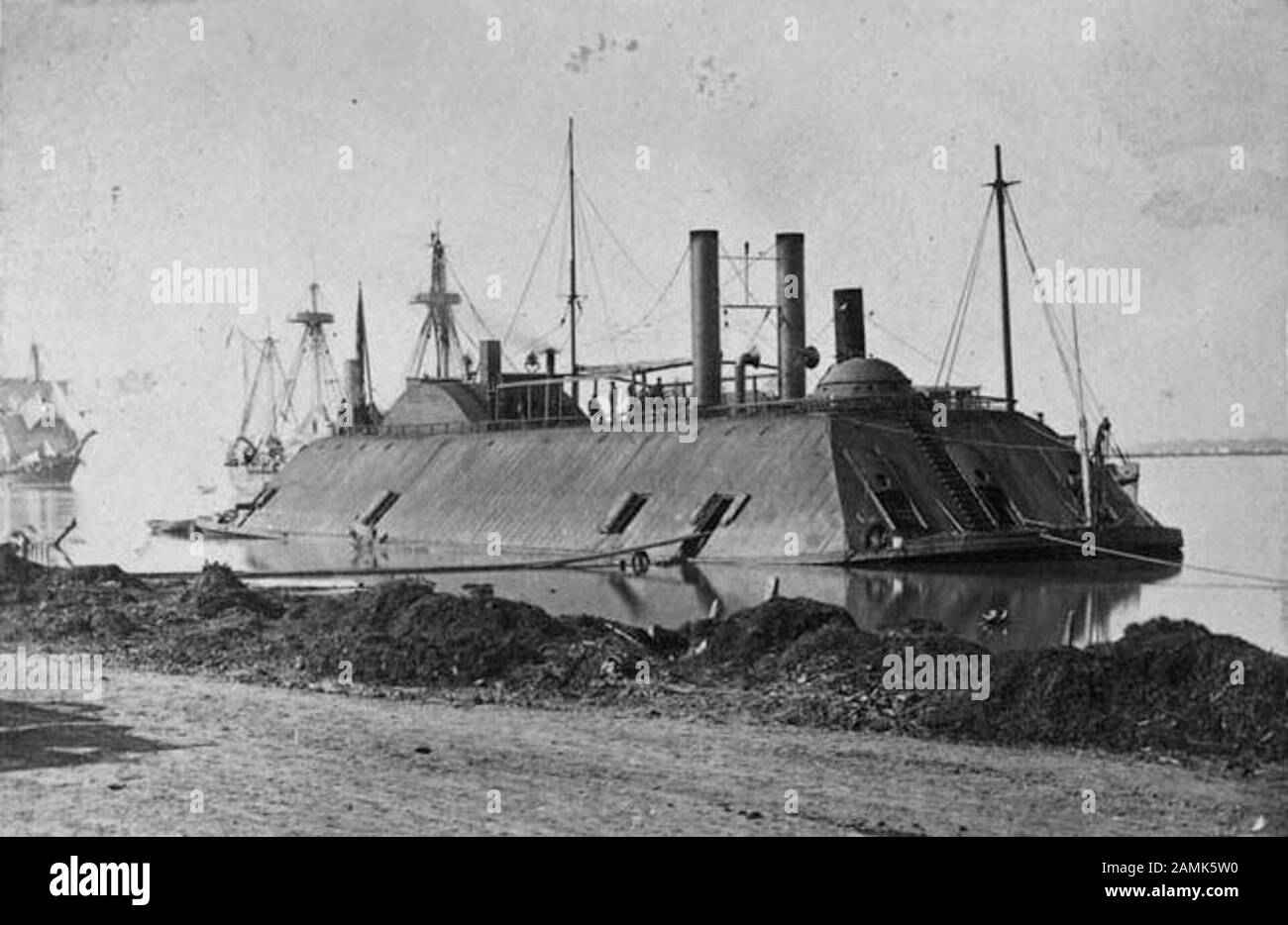 USS essex 1856 Foto de stock