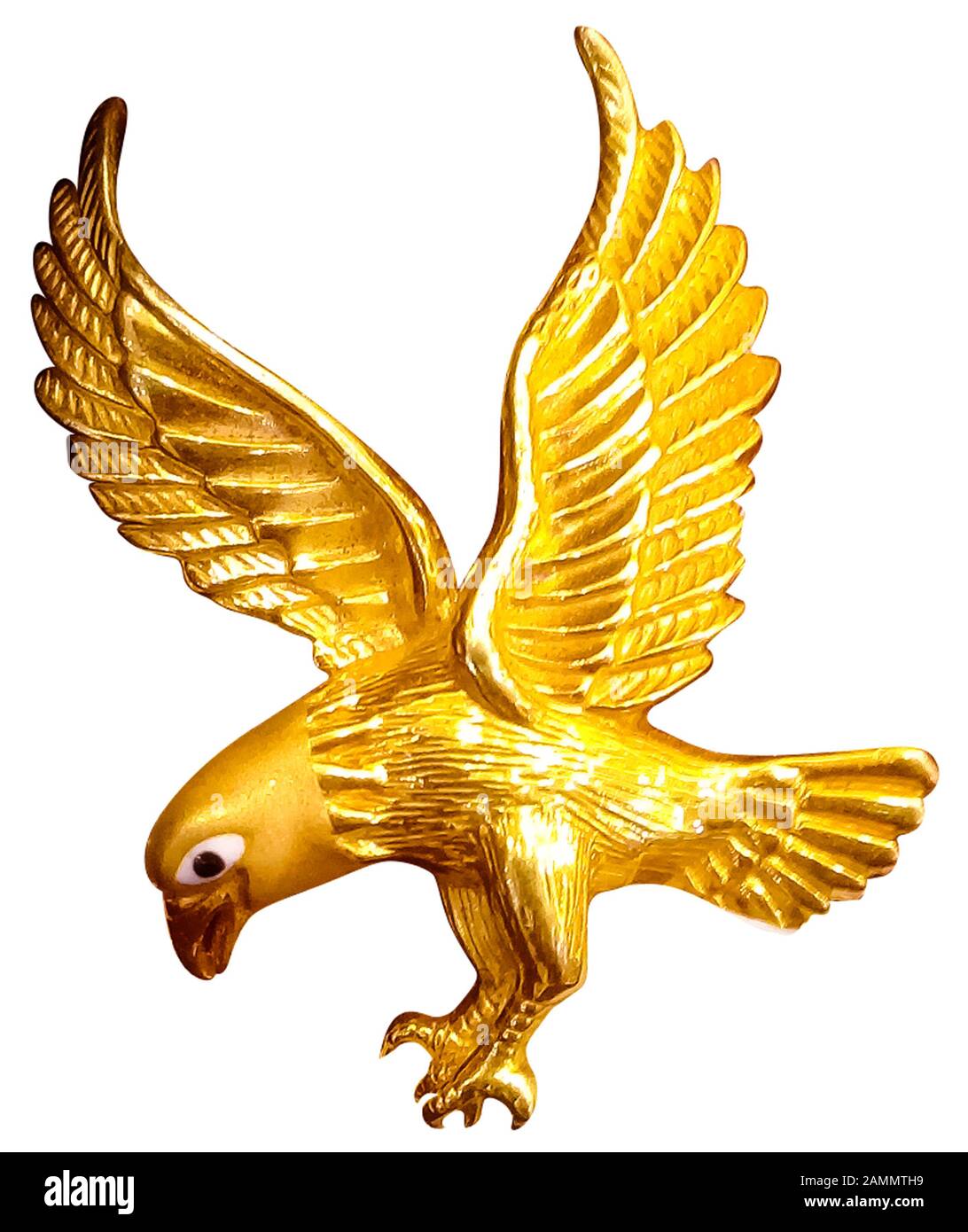 águila de oro de metal Fotografía de stock - Alamy