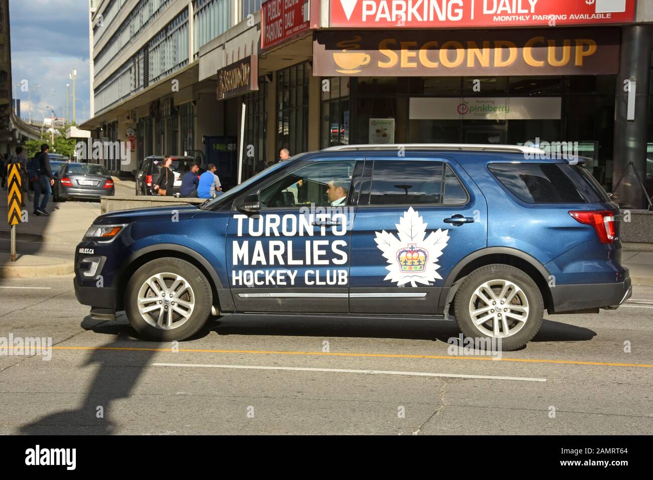 Logotipo del club de hockey Marlies, Toronto Foto de stock