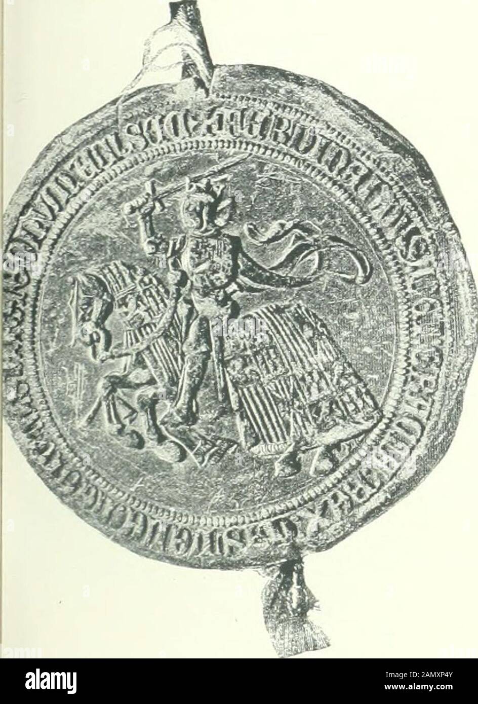 Serie de los más importantes documentos del archivo y biblioteca del hermoso dvqve de Medinaceli . (flr). Foto de stock