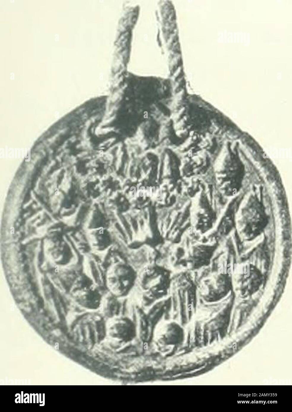 Series de los más importantes docvmentos del archivo y biblioteca del exmoseñor dvqve de Medinaceli . Foto de stock