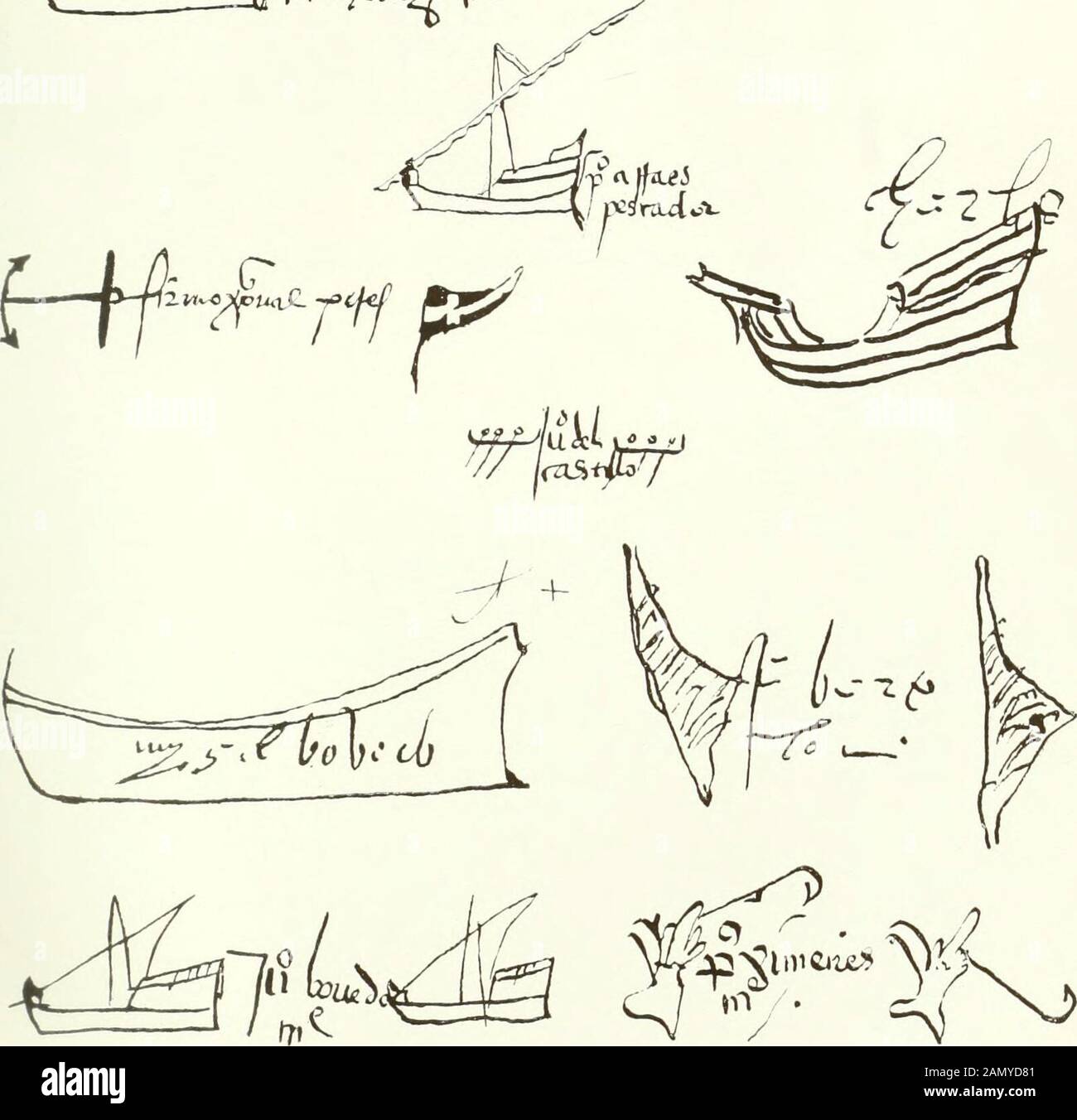 Series de los más importantes docvmentos del archivo y biblioteca del exmoseñor dvqve de Medinaceli . Foto de stock