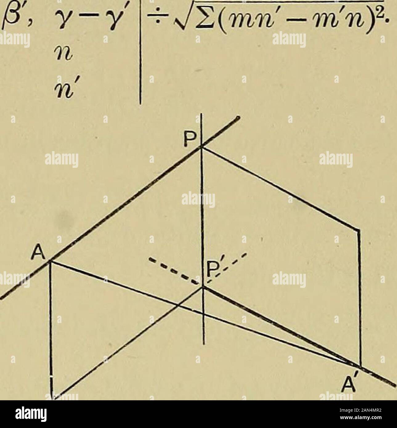 Un Tratado Elemental Sobre Geometria De Coordenadas De Tres Dimensiones Ax Por Cz D Olx Por Yz 8 0 A V Por Yz