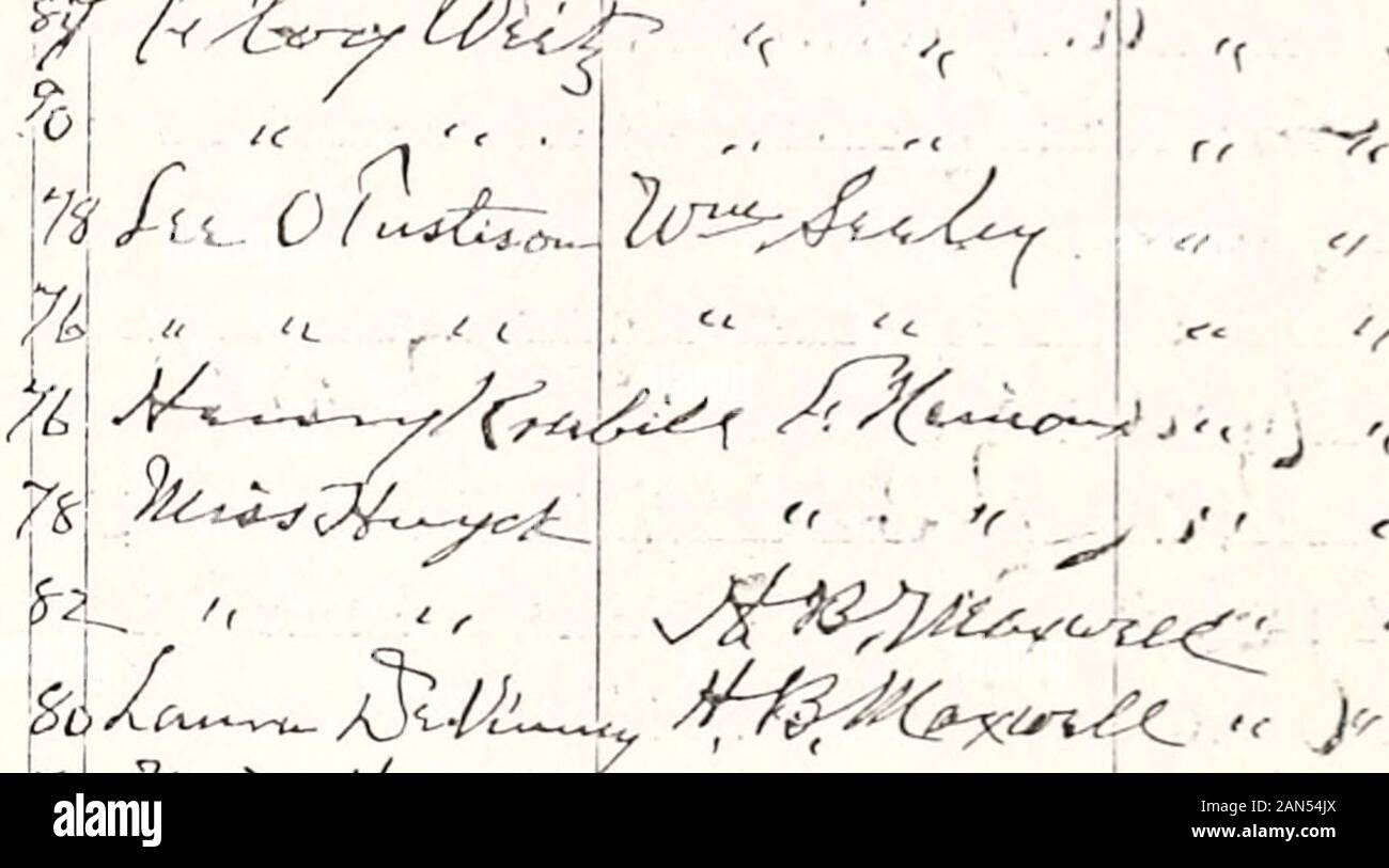 Registro de graduados del municipio, el condado de DeKalb, en Indiana, 1885-1915 . t - / 7 ^-<<yCt^ I ; 2~ , 6- n S~ . -I- //- //v ^^ .. y- Tov/NSHip graduados. r I I !• I 1?9 ^^. ?U, V^^wn//-H^ 7-/, lifu AX^^f /^?-^^^ l//£-C^^. W.^ficK>w7o7/i1> s ^. Registro de 4QO:^^ V Foto de stock
