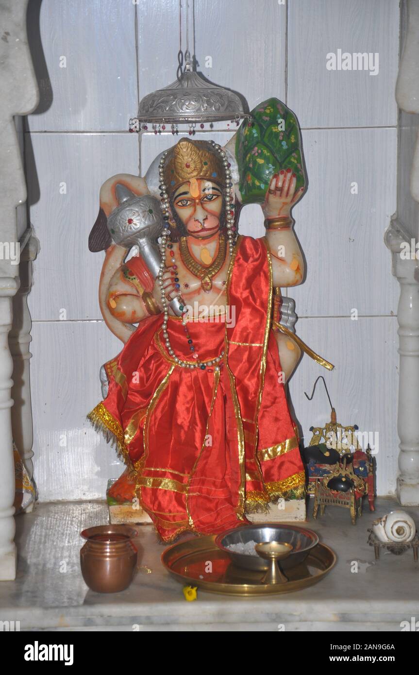 La Deidad Hindú India Shri Balaji Maharaj Foto de stock