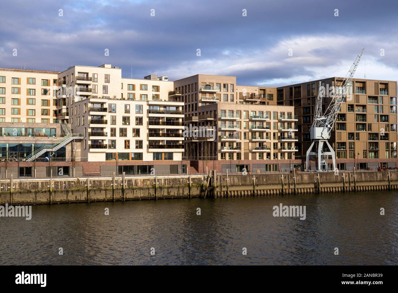 Hafencity en Hamburgo, Alemania Foto de stock