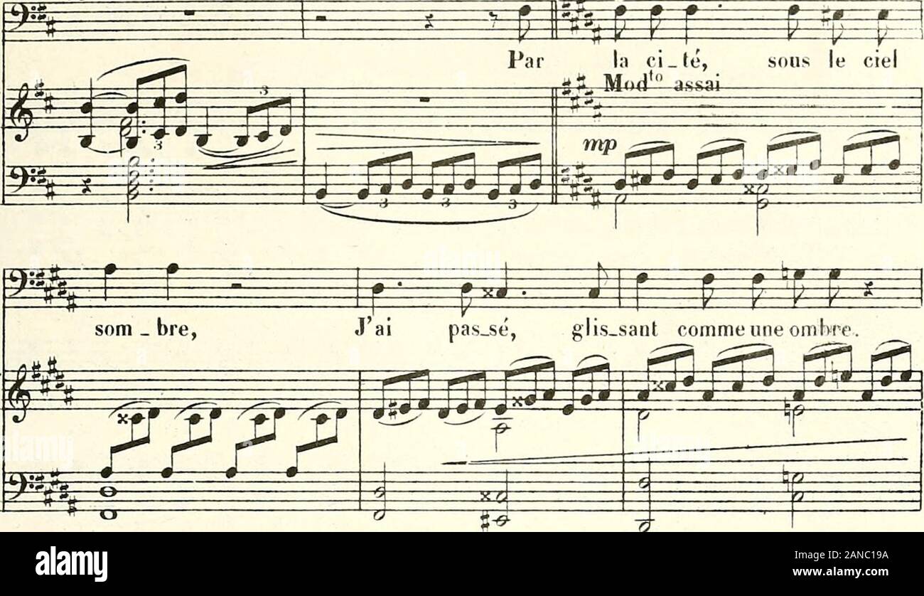 Les Machabées : opéra en 3 actes . m fs=R M FF^ _en le vainqueur dEmma ii"l * ? 3f s 2=* en le vainqueur d Emma lis ! ÉEÉ ^ t " 0 £ _ en le vainqueur d Emma, nosotros! 305 Judas, enveloppé dans son manteau, entre par ONU Côte et savance vers le gustan, sans être vudu choeur. Il est dans Latitude de la prière, et le visage tourné vers le templo. JtII>como Mod0 assai. m Jf g ?-f- b b. i i i -"-w *-0 0 0- m v v ffîs gj Naguère, sobre naurait pu compter tant de guerriers_empres sés à mí sui_vre; *B& >-J i Mi g * ? 2=2 " 5 Tous morts! Oui,tous! Tom..bes sans vouloir ré _ _ sis ter! P ^*=:m " : î ml Foto de stock