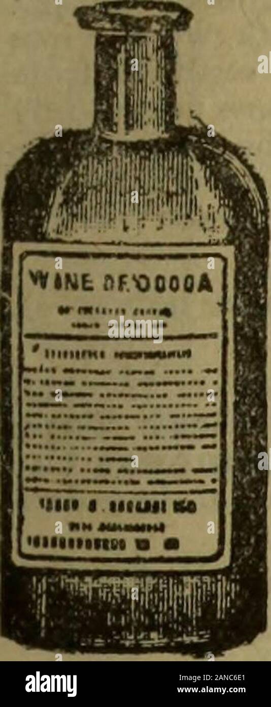 La guía del consumidor temporada 1914 . 18 F. E. KARN CO., Limited ,  boticarios, Toronto, Canadá. $1.00 Tamaño para ^WriNE de hechos a partir  del cacao, Koia y vino. Vino de