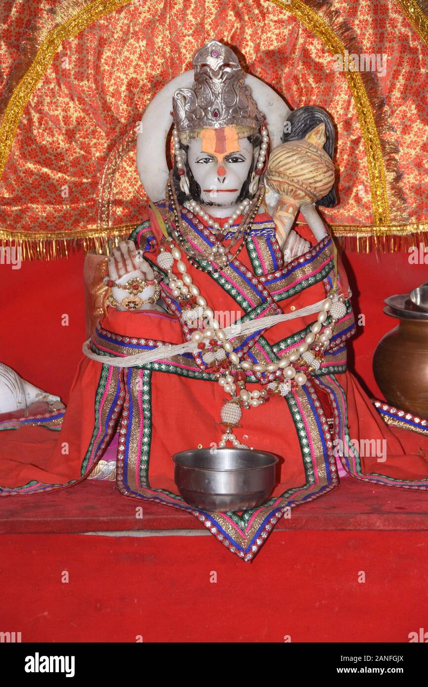 La Deidad Hindú India Shri Balaji Maharaj Foto de stock