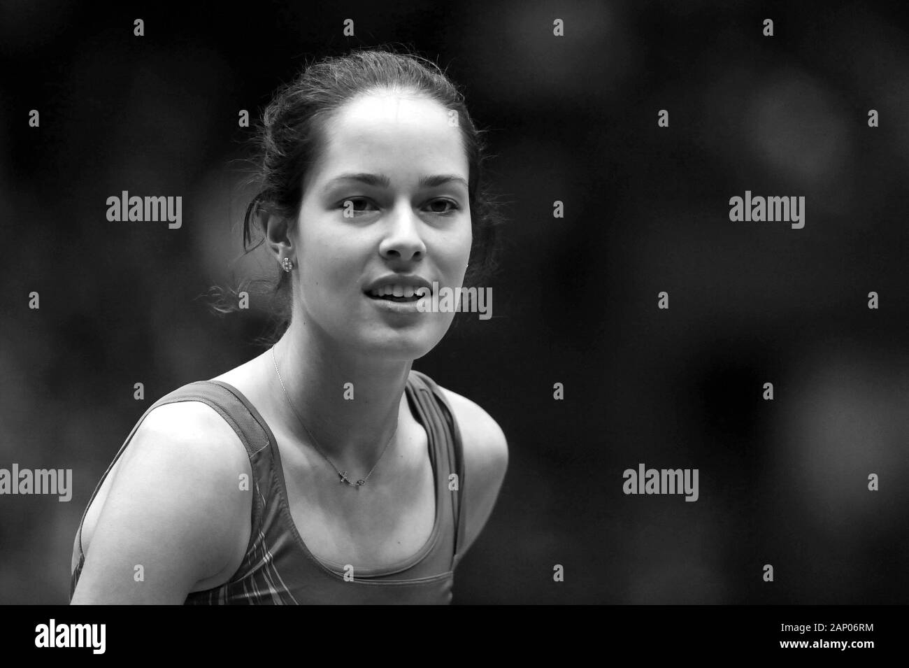 Milán, Italia 01/12/2012 : "La Grande Sfida' en el Mediolanum Forum , Ana Ivanovic durante el partido Foto de stock