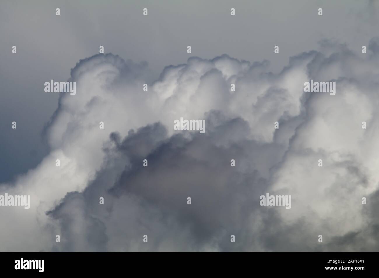 Nubes Cumulus Foto de stock