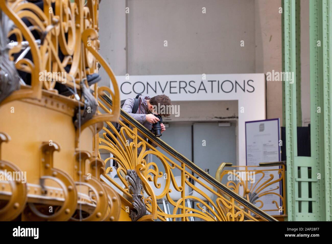 Impressionen vom der Pressebesuch Fotokunstmesse 'PARIS PHOTO' im Grand Palais. Paris, 10.11.2019 Foto de stock