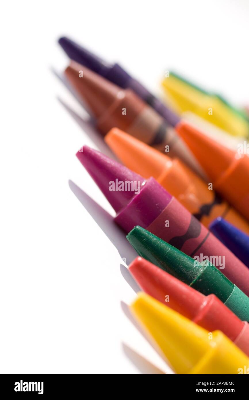 Conjunto de crayones para niños fotografías e imágenes de alta resolución -  Alamy