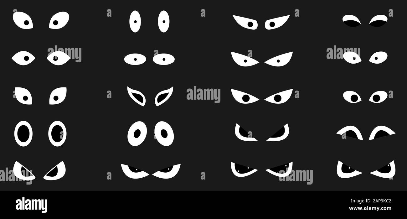 Ojos asustados Imágenes vectoriales de stock - Alamy Ojos asustados Imágenes vectoriales de stock - Alamy