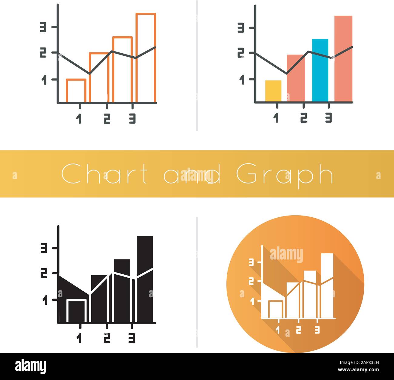 Gráfico mixto Imágenes vectoriales de stock - Página 2 - Alamy