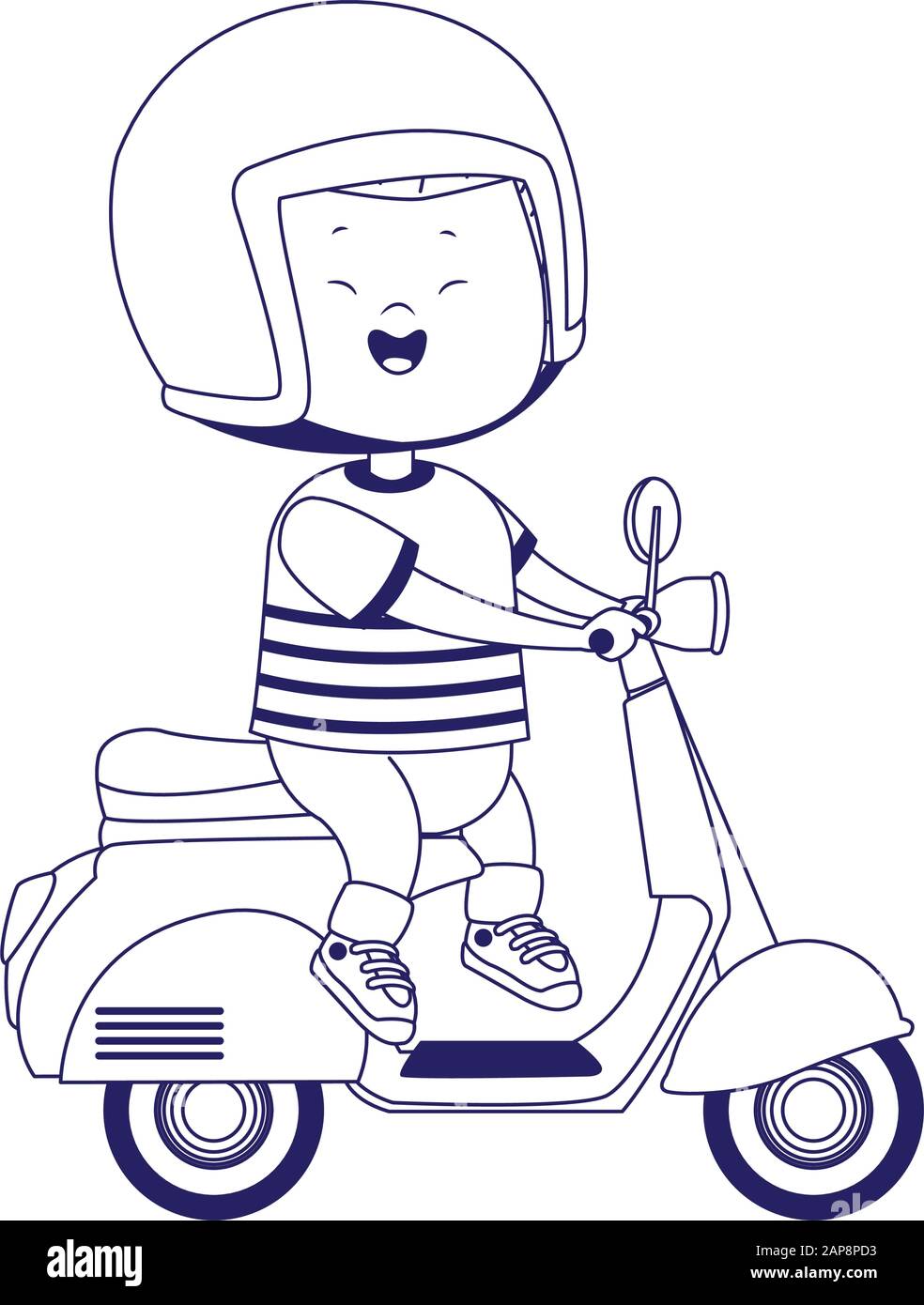 Piloto De Motocicleta Dibujo Animado Fotos E Imagenes De Stock Alamy