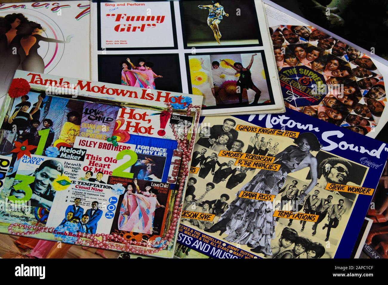 VIERSEN, ALEMANIA - AGOSTO 22. 2019: Ver la colección de la de los discos de vinilo vintage de Tamla Motown Fotografía de stock - Alamy