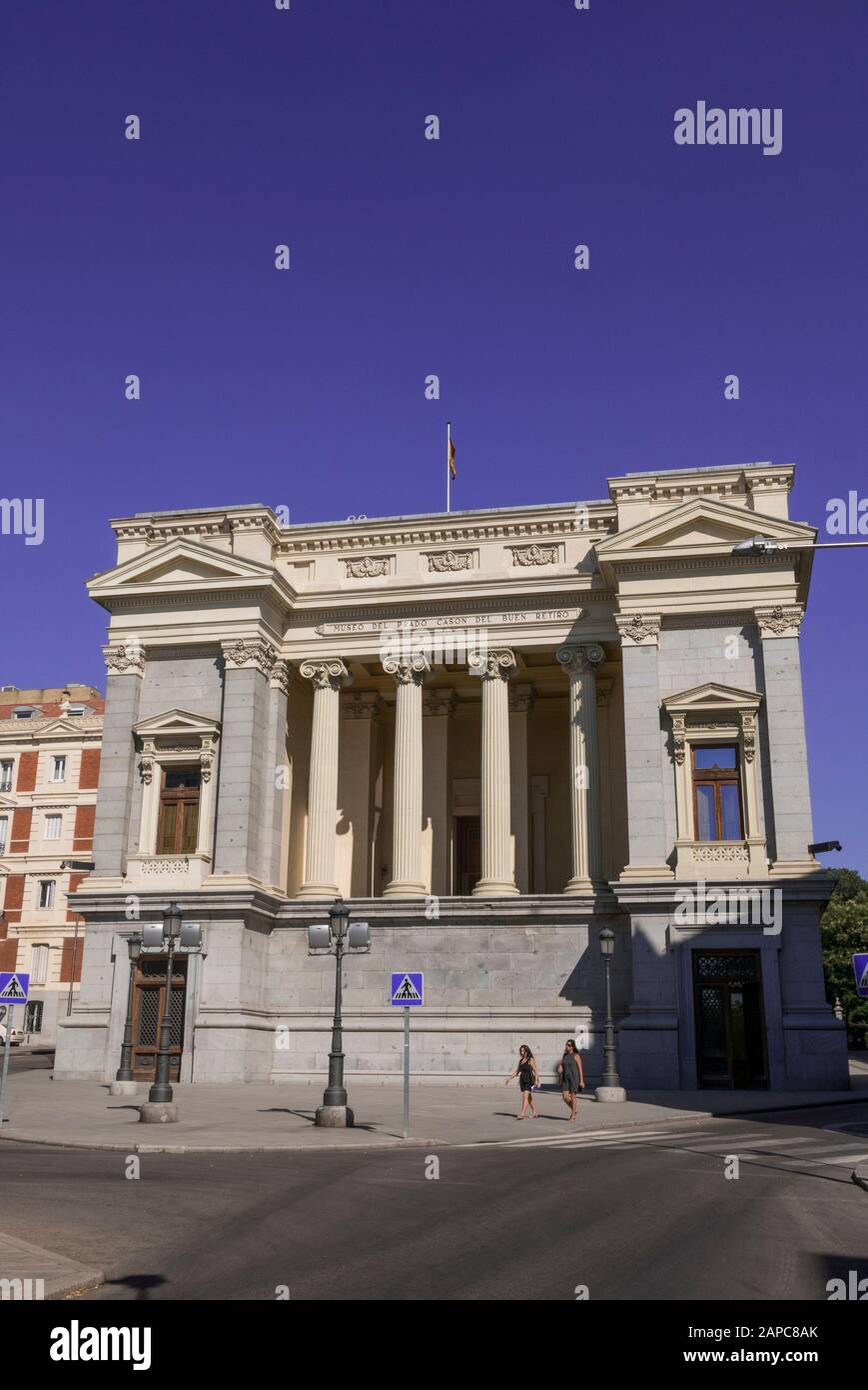 El Museo del Prado, Madrid, España Foto de stock