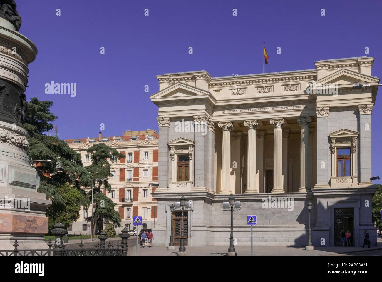 El Museo del Prado, Madrid, España Foto de stock