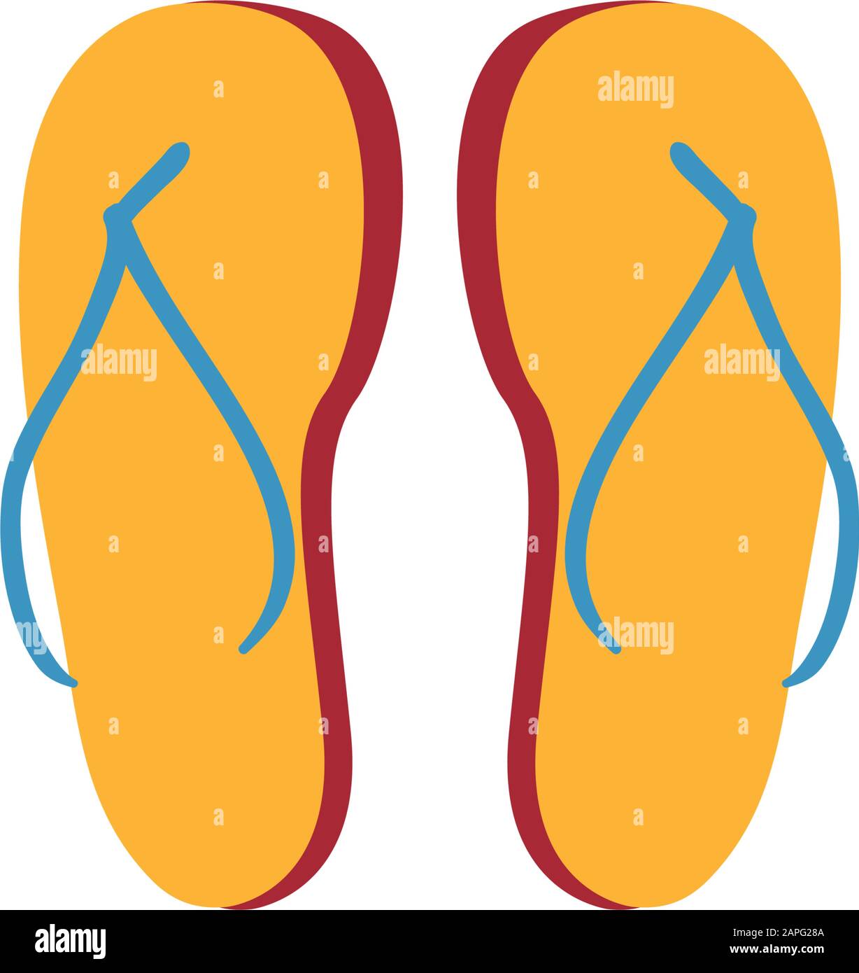 Chanclas de color naranja para mujer | FASHIOLA.es