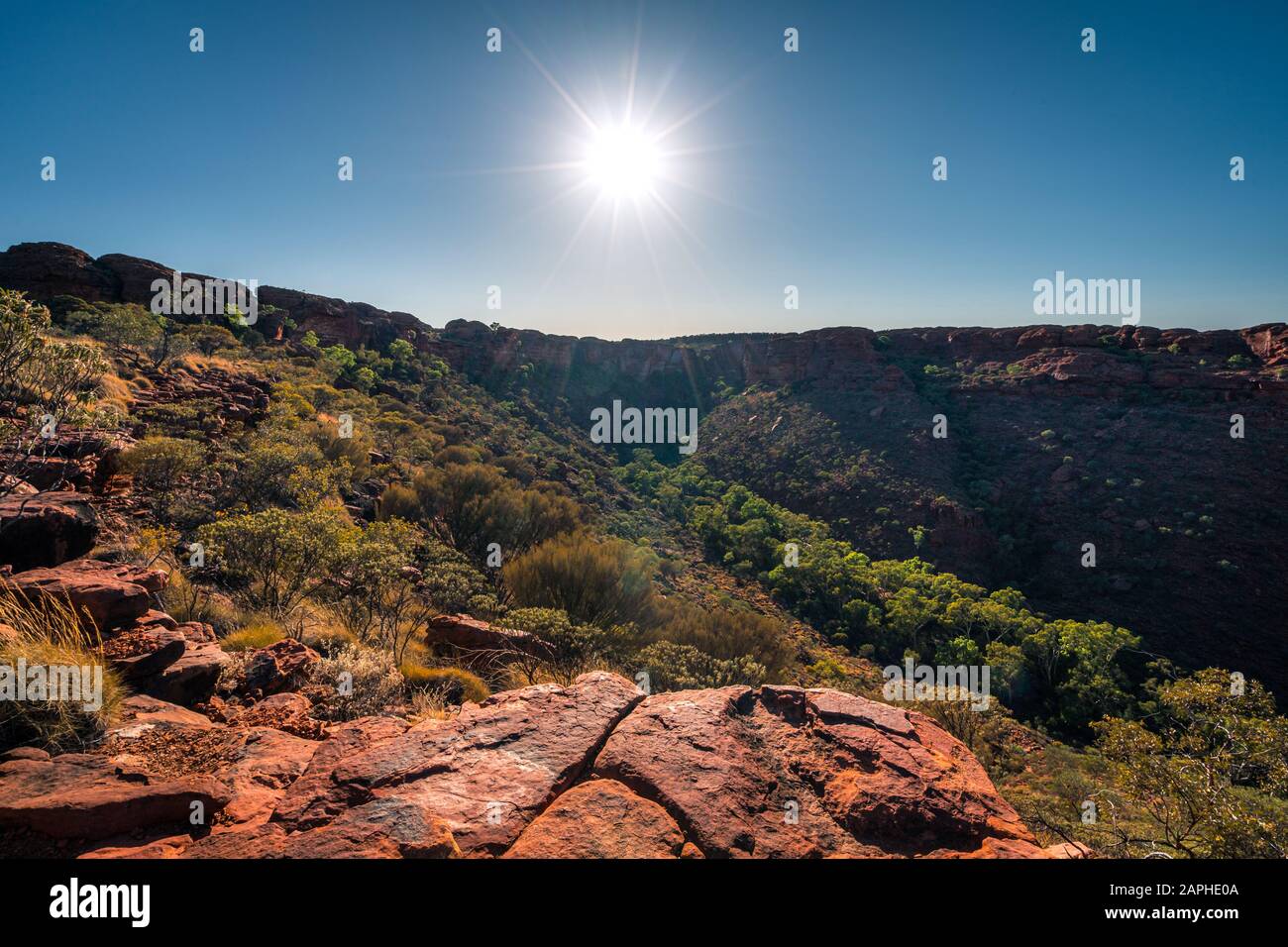 Paisaje Del Outback, Australia Central, Territorio Del Norte Foto de stock