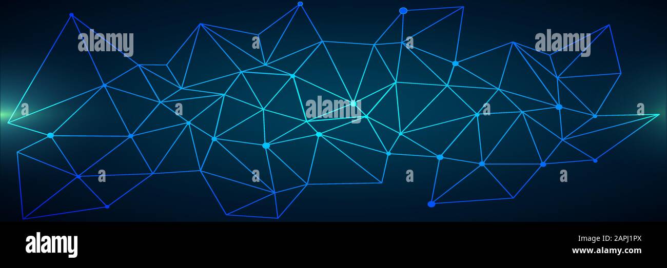 Fondo De La Red De Tecnología Ilustración del Vector