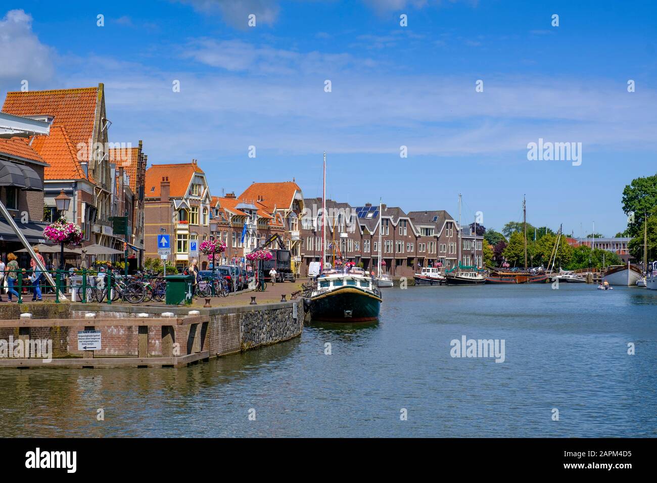 Binnenhafen, Hoorn, Provinz Nordholland, Holanda, Niederlande Foto de stock