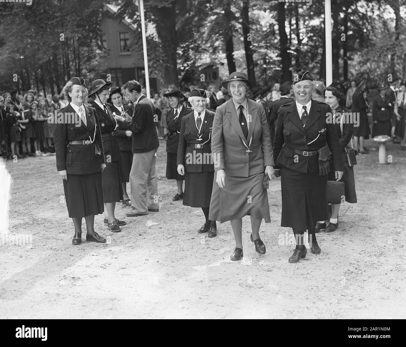 Lady Baden Powell En Buitenzorg Job Fecha: August 17, 1949 Nombre Personal: Baden Powell, Lady Foto de stock