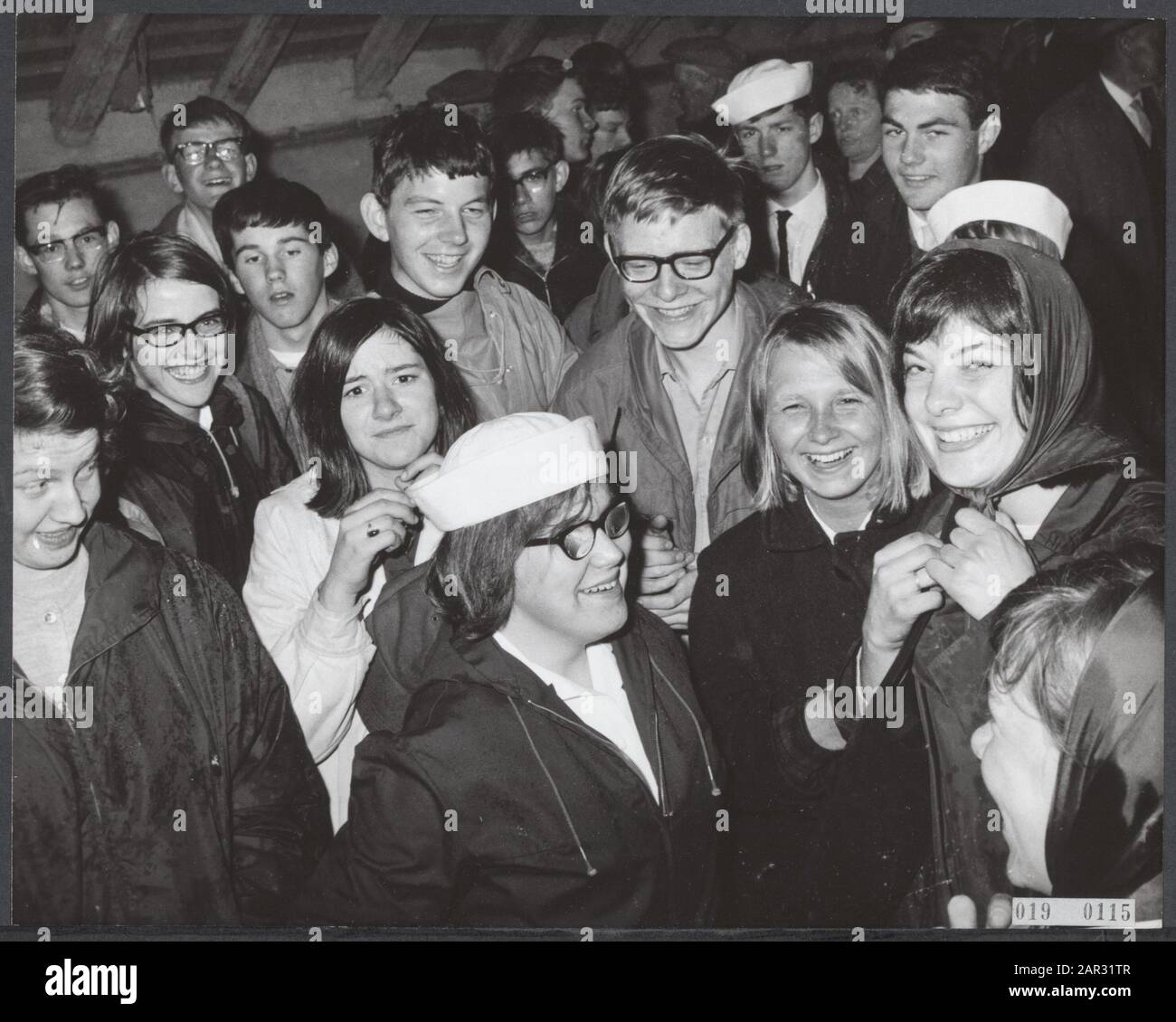 Serie 0190114 t/m 0190117 Princesa Christina con sus compañeros