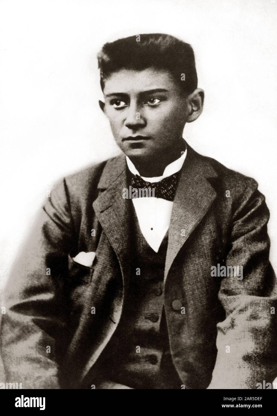 Retrato del joven Franz Kafka alrededor de 1899 Foto de stock